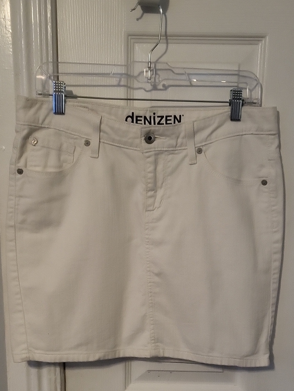 Levi's White Denim Y2K  Skirt